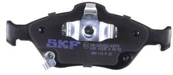 SKF Scheibenbremse Bremsbelag VKBP 80295 A - 4er Set - Position Vorderachse Höhe 78 mm Länge 171 mm Breite 131 mm Dicke 17,6 mm - OE Qualität