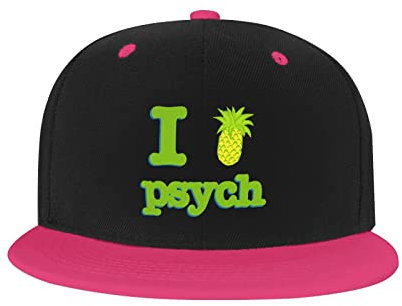 Verstellbare Mütze für Männer und Frauen, I Love Psych Pines Unisex Hip Hop Baseball Cap Trucker Dad Hats