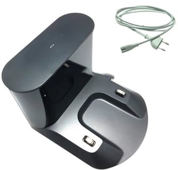 de rechange Station de chargement d'origine, compatible avec Roborock S5 MAX / S6 MaxV / S6 Pure / S7 / S70 / S75 / Q7 / Q7 MAX, base d'accessoires de station de chargement for aspirateur robot, versi