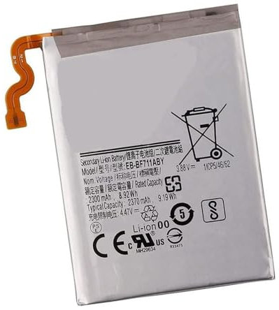 Ukkipower Replacement 3.88V 2300mAh Battery For Galaxy Z Flip 3 5G SM-F711U Main Battery P/N: EB-BF711ABY 1ICP5/46/62