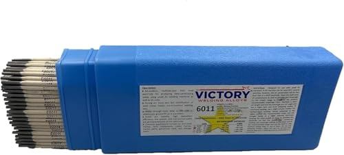 STARTECHWELD 6011 Welding Rod 5/32, E6011 Stick Welding Electrodes 5Lbs with Arc stability E6011 5/32 (5/32 5 Pound Box)