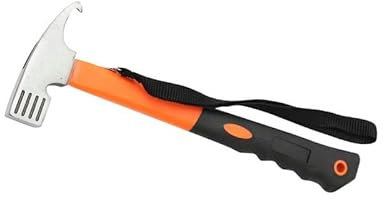 Aqxyedc Outdoor-Camping-Nagelhammer-Zelt-Himmel-Vorhang-Hammer Multifunktions-Nagelzieher-Hammer-Sicherheitshammer-Holzgriff-Hammer wanglan (Color : C)