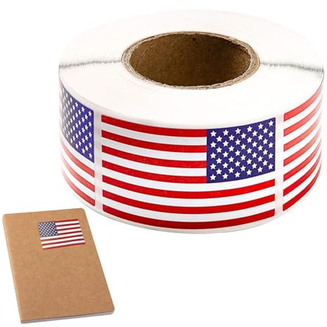 Adesivi con bandiera americana, adesivi con bandiera americana | 250 adesivi per il Memorial Day - Adesivi per auto con bandiera degli Stati, adesivi per finestre con bandiera americana per auto