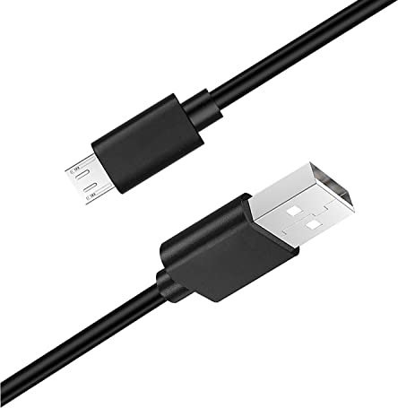 Cavo di ricarica micro USB da 3 m, ricambio per cuffie Razer BlackShark V2 Pro Man O War Nari Essential Nari Ultimate