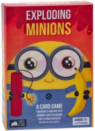 KNQSTYJV Explodings Minions – Lustiges Familienkartenspiel für Erwachsene, Teenager und Kinder, für Familienspieleabende, Partyspiel, Kartenspiel für Kinder und Erwachsene