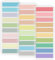 600 Stück Haftstreifen, 3 Stile Haftnotizen Tabs Sticky Notes Klein Haftmarker Pastell Klebezettel Selbstklebend Beschreibbar für Schule Seitenmarkierung Lesezeichen (Mehrfarbig)