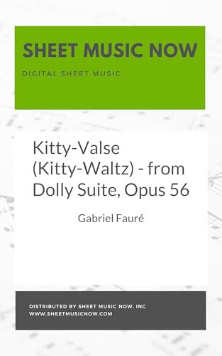 Kitty-Valse (Kitty-Waltz) - from Dolly Suite, Opus 56 Sheet Music