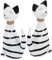 Holibanna 2 Stück Holz Katze Deko Figuren Minimalistisch Nordisches Home Decor Tierfigur Schreibtisch Dekoration Für Katzenliebhaber