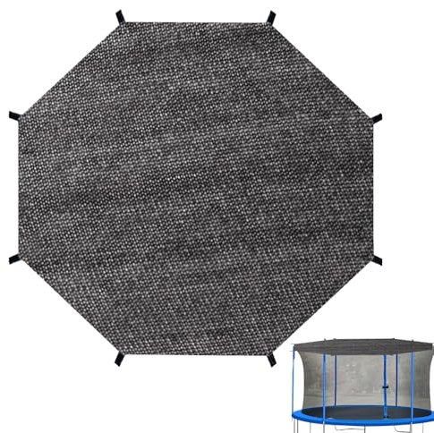 DAZZTIME Trampolin Sonnenschutz,Sonnenschutznetz 305cm,Trampolin Überdachung Abdeckung,Sonnenschutz Trampolin Zelt Abdeckung,Randabdeckung UV-beständig,für Geburtstagsfeiern,Picknicks,Hinterhöfe