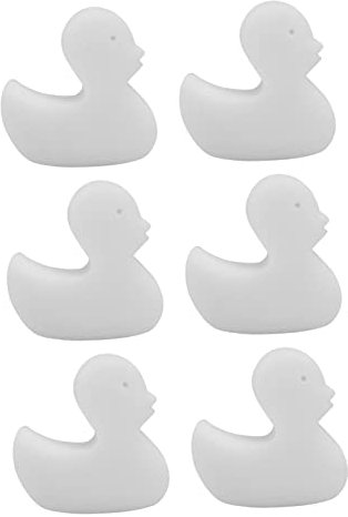 ibasenice 6pièces Éponges Absorbantes Huile Forme De Canard Nettoyage pour Piscine Et Bassin