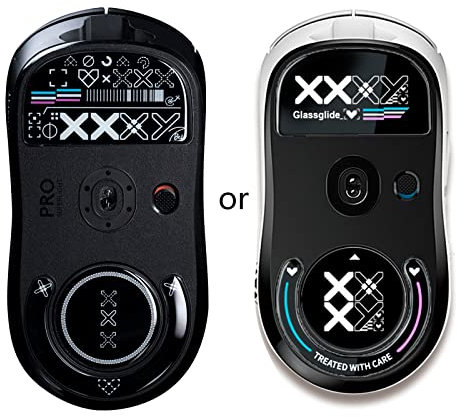 1 Set 0,8 mm Glasfüße Skates Aufkleber Pad für G GPRO X Superlight abgerundete geschwungene Kanten