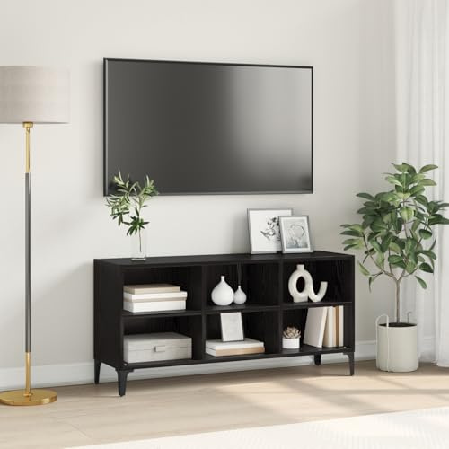 RMIHSJG Schwarzer Eichen TV Stand Schwarze Eiche Spanplatte Standard tv kommode wohnzimmerschrank kommode HiFi Rack