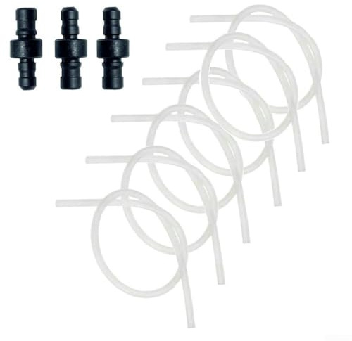 Tubos de repuesto para máquinas de café y 6 piezas de manguera de silicona de 38 cm con 3 conectores para E6 E80 F7 F85 J85 S80 Z5 Z8