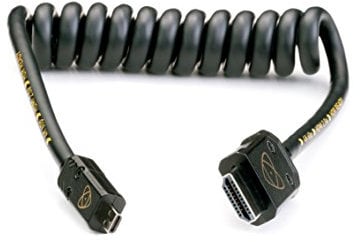 Atomos ATOM4K60C1 HDMI Kabel Micro 30 cm, Cast Connector (60 cm Extended) schwarz