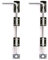 2X Large Garden Gate/Garage Door Drop Bolts - Floor/Ground/Stable Lock Catch