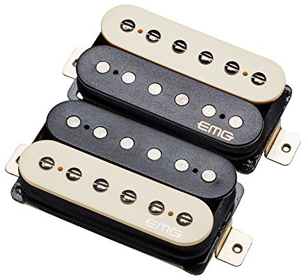 EMG Retro Active Hot 70 Guitar Pickup Set, Zebra