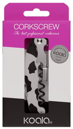 Koala International Corkscrew Cow, Stainless Steel