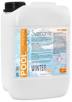 Winter Pool Hiver à action anticalcaire et anti-dépôt pour piscine 5 litres