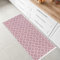 Fashion4Home Tappeto a pelo corto – Boho Kelim – Tappeto per soggiorno, camera da letto e cucina, tappeto per corridoio, camera dei bambini, colore rosa antico Morocco, bianco, saluti: 60 x 90 cm
