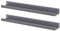 Harbour Housewares Schwebende Bild Ledge Wandregale - 57cm - Grau - Pack Von 2