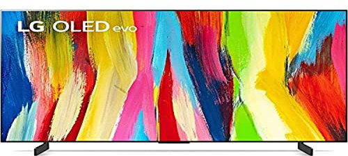 LG OLED42C24LA Smart TV 4K 42, TV OLED evo Serie C2, Procesador α9 Gen 5, Dolby Vision Precision Detail, Dolby Atmos, 4 HDMI 2.1 @48Gbps, VRR, Google Assistant y Alexa, Wi-Fi, webOS 22