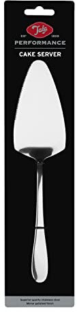Tala Performance Stainless Steel Cake Server, Stainless Steel, Mirror Polish Finish, Dishwasher Safe, Metallic Silver