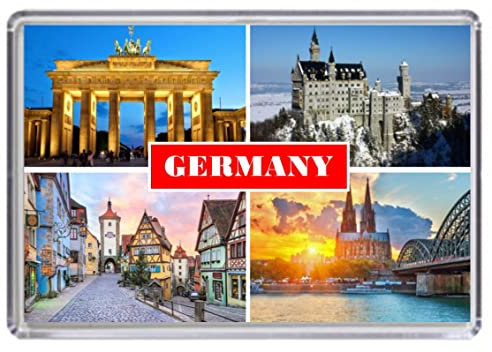 Germany Souvenir Acrylic Fridge Magnet (Standard: 70x45mm)