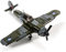 DAHONPA Spitfire Jet Military Army Fighter Building Bricks Set with 1 Figure, 290 Pieces Air-Force Build Blocks Toy, Gift for Kid and Adult