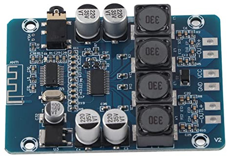 Oumefar Carte de Module D'amplificateur TPA3118 30W + 30W 8V ~ 26V, Carte D'amplificateur Numérique Bluetooth à Double Canal