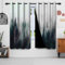 Gardinen Wald, Uiiooazy Vorhang Blickdicht Naturlandschaft Grün Blätter Pflanzen Vorhänge Polyester Gardinen mit Ösen Verdunklungsvorhänge für Wohnzimmer Schlazimmer Fenster Balkon, 2 Stück, 140x175cm