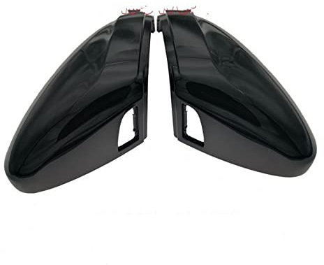 Spiegelabdeckung 2 Stück Seitenspiegelabdeckungen Für Für B8 Für Variant Für 2016 2017 2018 2019 2020 Glossy Pearl Black Rückspiegel Abdeckung (Farbe : 1)