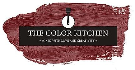Livingwalls THE COLOR KITCHEN kräftige Wandfarbe - Malerfarbe für farbenfrohe Räume - matte Innenfarbe in Rot - 5l Deckfarbe in TCK7006