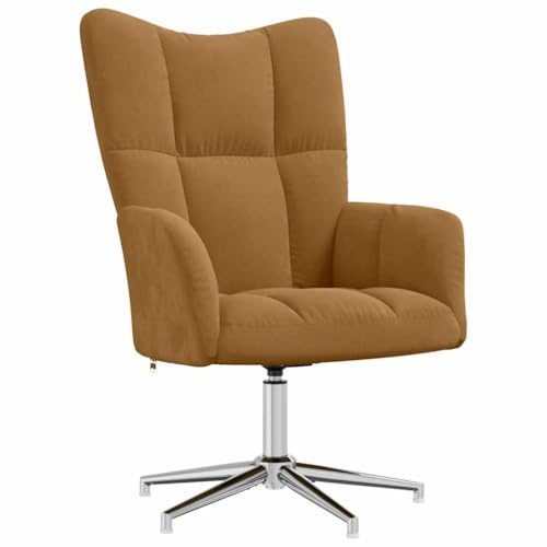 vidaXL Relaxsessel Braun Samt