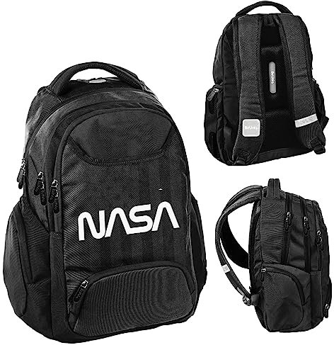 PASO BU23NA-2908, Schulrucksack NASA BeUniq, Black