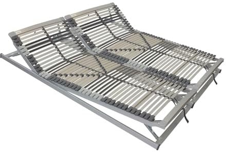 Lattenrost 160x220 cm (2er Set 80x220) - Nimbo KFV - 44 Leisten - 7 Zonen - Schulterzone - Nicht Durchgehender Lattenrost