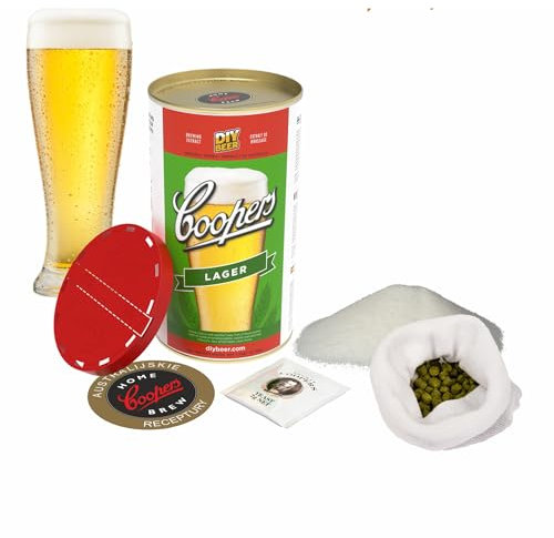 Browin® Bierbrauset zum selber brauen | Komplettes Brauset für die Herstellung von Bier zu Hause | Biergeschenk | Perfekt für Hobbybrauer und Bierliebhaber (polnisches gehopftes Bier, 20 L)