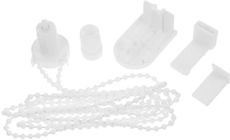 TOPBATHY Beschlagsatz Perlenketten Für Fensterjalousien Und Halterung Inklusive Zubehör Für Schnelle Montage Und Reparatur