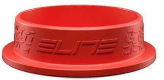 Elite Reggy Support Bidon Antidérapant – Entraînement Indoor – Silicone – Rouge – Compatible Bidons 70-75mm