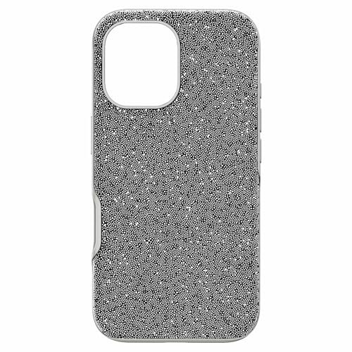 Swarovski Custodia per smartphone High, iPhone® 16, Tono argentato