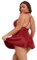 comeondear Wetlook PU Leder Kleid Damen Sexy Große Größen Erotische Unterwäsche für die Frau Sex Outfits Party Babydoll Curvy Kleider Kurz Lederkleid Minikleid Eng Minirock Night Dress Rot,XXL