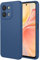 SEAHAI Funda para Vivo Y28 4G, Ultradelgado Suave Carcasa de Silicona Líquida Protectora, Moda Mate Sedoso Tocar TPU Bumper Antigolpes Cubierta - Azul