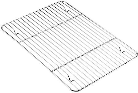 PAMINGONO Küchenbedarf Grillzubehör Backofen-backrost Abtropfgitter Kühlblech Für Brot Frittiertes Mit Glatter Oberfläche Leicht Zu Reinigen