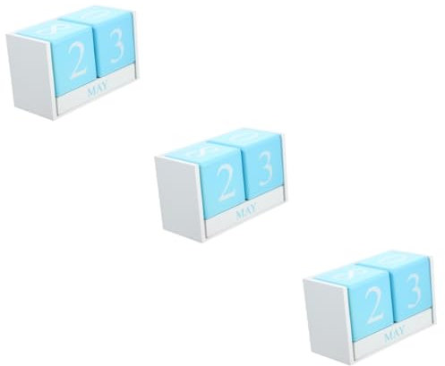 SEWACC Holzkalender Klein 3st Kalender Aus Holz Büro Kalender Schreibtisch Deko Zuhause Deko Büroartikel Limitless Kalender Bürobedarf Kalenderblöcke Für Zu Hause Eleganter Kalender Bürozubehör Mdf