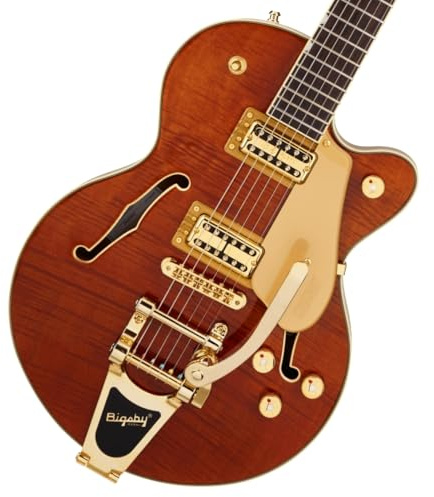 Gretsch EMTC LTD Broadkaster JR T Roundup Orange - Halbakustik Gitarre