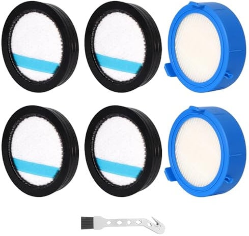 ASKW4 Filter Set Performance Kit Zubehör für AEG Staubsauger, für AEG 8000 / ASKW4 ESKW4 FX8 AZE156 Akku-Staubsauger HEPA Ersatzfilter Ersatzteile Waschbar (7 Stück)