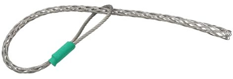Abeicy 1 Pack Cable Pulling Grip, Electrical Wire Puller Sock, Stainless Steel Mesh Sleeve Lassos Strand for 12-14mm OD Cord, Flexible Cable and Wire