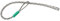 Abeicy 1 Pack Cable Pulling Grip, Electrical Wire Puller Sock, Stainless Steel Mesh Sleeve Lassos Strand for 12-14mm OD Cord, Flexible Cable and Wire