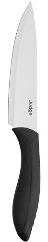 Judge Essential 15cm/6 Cooks Knife - Razor Sharp Stainless Steel Blade, Dishwasher Safe, Ergonomic Handle, Easy to Sharpen