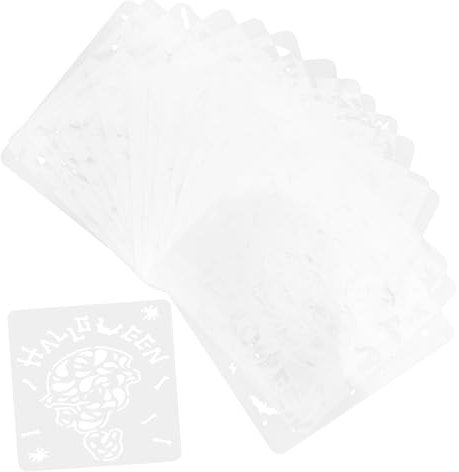 DOITOOL 16Stücke Teiliges Halloween Malvorlagen Wiederverwendbare Schablonen Für Stempeln Und Kreativen DIY Projekten