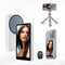 Phone Vlog Selfie Monitor Screen Accessories, Magnetic Mount Wireless Connection, Back Camera Monitor Compatible iPhone & Android Accessories,Using Phone Rear Camera for TikTok VLOG Live Stream(White)